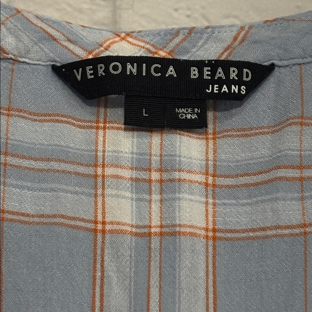 Veronica Beard Leina Shirt in Vapor Multi - Picture 6 of 16